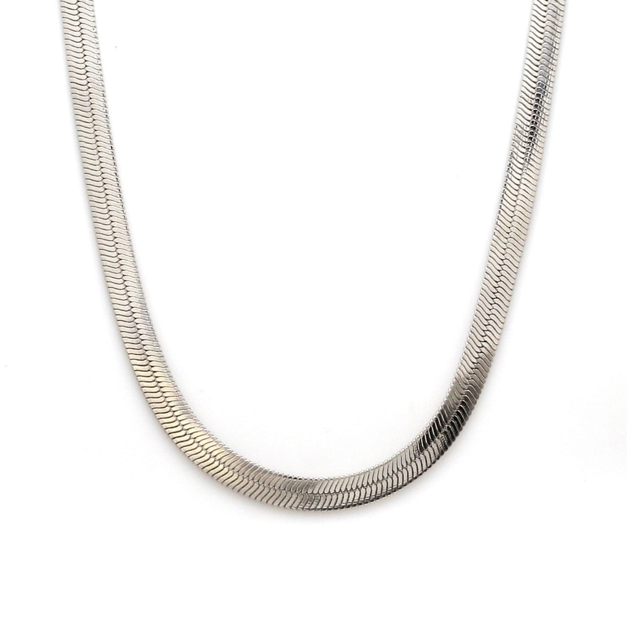 Large Silver Snake Pendant Necklace | CarterGore | Wolf & Badger