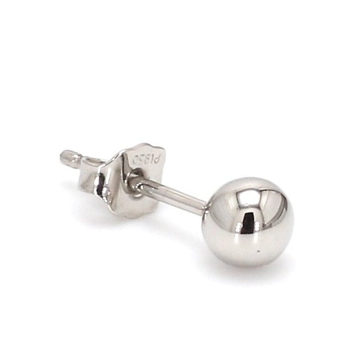 5mm Platinum Ball Earrings Studs JL PT E 187 – Jewelove™