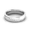Jewelove™ Rings SI IJ / Women's Band Only 6 Diamond Platinum Ring for Women JL PT R-8009