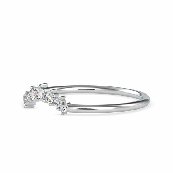 Jewelove™ Rings 7 Diamond Platinum Engagement Ring JL PT 0690