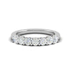 Jewelove™ Rings Women's Band only / SI IJ 7 Diamond Platinum Ring for Women JL PT WB RD 112