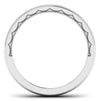Circle View of 7 Diamond Platinum Wedding Ring JL PT 6775