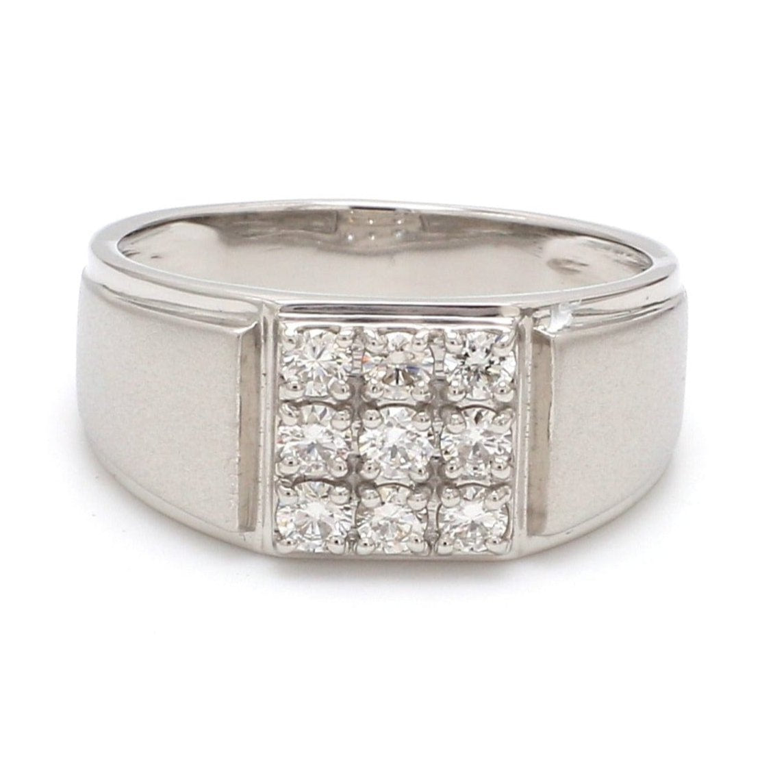 Diamond Platinum Ring for Men JL PT 940