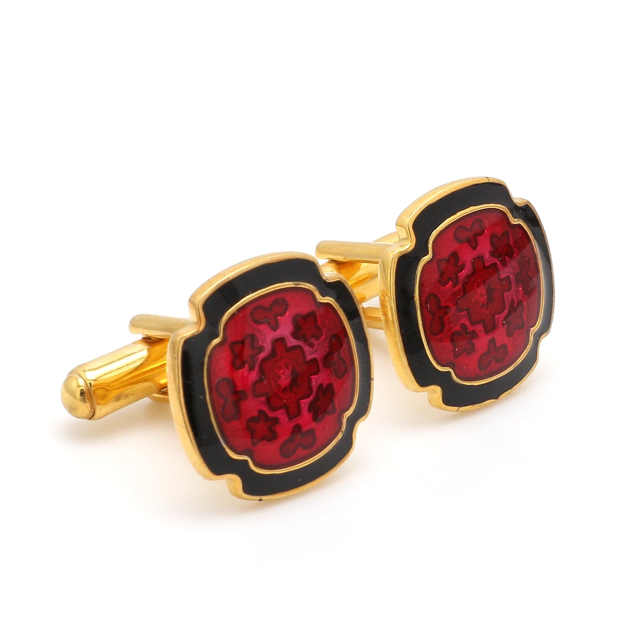 Birthstone Stud Earrings, Square Cut, January, Red, Rhodium Plated 5660798  | Swarovski - Four Seasons Jewelry