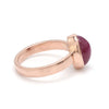 Jewelove™ Rings Unisex Ring Astrology Natural Ruby Ring made in 18K Rose Gold