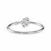 Jewelove™ Rings Women's Band only / VS GH Baguette Diamond Platinum Diamond Engagement Ring JL PT 0663