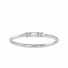 Jewelove™ Rings Women's Band only / VS GH Baguette Diamond Platinum Engagement Ring JL PT 0606