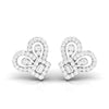 Jewelove™ Earrings SI IJ Beautiful Platinum Diamond Earrings for Women JL PT E OLS 28