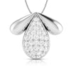 Jewelove™ Pendants & Earrings only Pendant Beautiful Platinum Diamond Pendant Set for Women JL PT P 41-A
