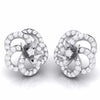 Jewelove™ Earrings Beautiful Platinum Earrings with Diamonds for Women JL PT E ST 2003
