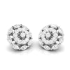 Jewelove™ Earrings Beautiful Platinum Earrings with Diamonds for Women JL PT E ST 2027