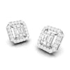 Jewelove™ Earrings Beautiful Platinum Earrings with Diamonds for Women JL PT E ST 2051