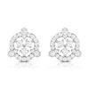 Jewelove™ Earrings SI IJ Beautiful Platinum Earrings with Diamonds for Women JL PT E ST 2058