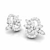 Jewelove™ Earrings Beautiful Platinum Earrings with Diamonds for Women JL PT E ST 2060