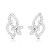 Jewelove™ Earrings SI IJ Beautiful Platinum Earrings with Diamonds for Women JL PT E ST 2063