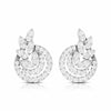 Jewelove™ Earrings Beautiful Platinum Earrings with Diamonds for Women JL PT E ST 2065