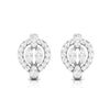 Jewelove™ Earrings SI IJ Beautiful Platinum Earrings with Diamonds for Women  JL PT E ST 2071