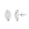 Jewelove™ Earrings Beautiful Platinum Earrings with Diamonds for Women JL PT E ST 2072