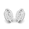 Jewelove™ Earrings Beautiful Platinum Earrings with Diamonds for Women JL PT E ST 2072