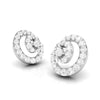 Jewelove™ Earrings Beautiful Platinum Earrings with Diamonds for Women JL PT E ST 2100
