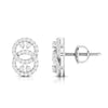 Jewelove™ Earrings Beautiful Platinum Earrings with Diamonds for Women JL PT E ST 2106