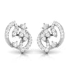 Jewelove™ Earrings Beautiful Platinum Earrings with Diamonds JL PT E ST 2246