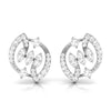 Jewelove™ Earrings SI IJ Beautiful Platinum Earrings with Diamonds JL PT E ST 2246