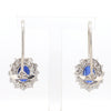 Jewelove™ Earrings VVS GH Beautiful Platinum Kyanite Earrings with Diamond for Women JL PT E 294