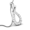 Jewelove™ Pendants & Earrings Pendant only Beautiful Platinum with Diamond Pendant Set for Women JL PT P 2420