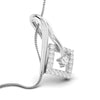 Jewelove™ Pendants & Earrings Beautiful Platinum with Diamond Pendant Set  for Women JL PT P 2421