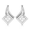 Jewelove™ Pendants & Earrings Earrings only Beautiful Platinum with Diamond Pendant Set  for Women JL PT P 2421