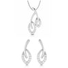 Jewelove™ Pendants & Earrings Pendant Set Beautiful Platinum with Diamond Pendant Set for Women JL PT P 2422