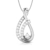 Jewelove™ Pendants & Earrings Beautiful Platinum with Diamond Pendant Set for Women  JL PT P 2423