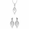 Jewelove™ Pendants & Earrings Pendant Set Beautiful Platinum with Diamond Pendant Set for Women JL PT P 2427