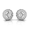Jewelove™ Pendants & Earrings Beautiful Platinum with Diamond Pendant Set for Women JL PT P 2451