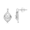 Jewelove™ Pendants & Earrings Beautiful Platinum with Diamond Pendant Set  JL PT P 2440