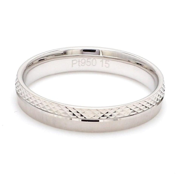 Jewelove™ Rings Better Half Japanese Platinum Rings for Couples JL PT 942