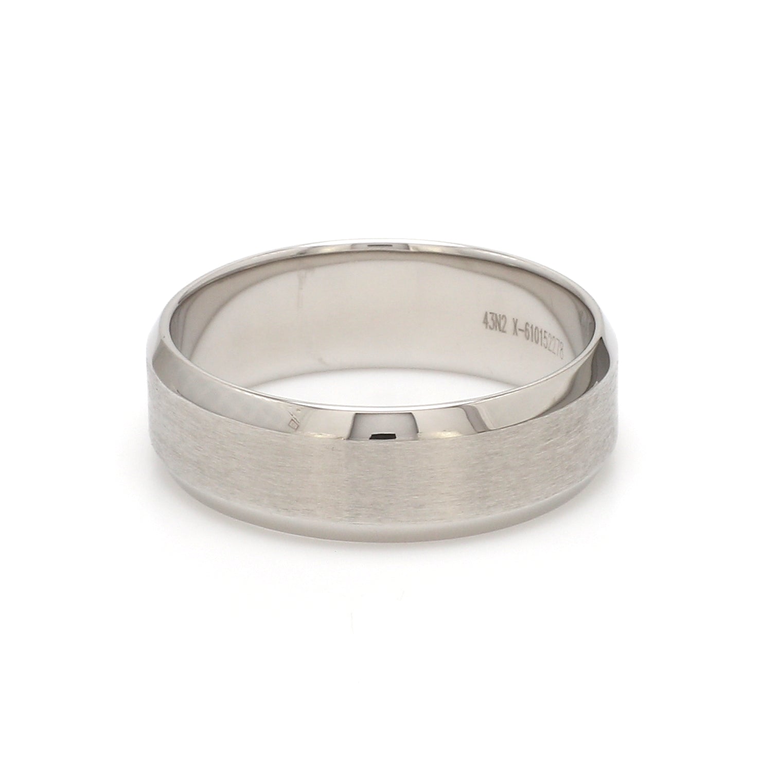 Matte Finish Men's Wedding Band | Ouros Jewels
