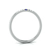 Jewelove™ Rings Blue Sapphire Platinum Diamond Engagement Ring JL PT LR 7040