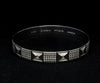 Jewelove™ Bangles & Bracelets Broad Platinum Bangle for Women with Diamond Cut JL PTB 622