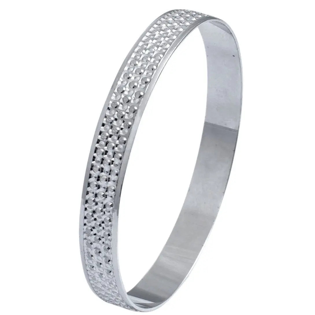 Amazon.com: Simple Geometric AAA CZ Solitaire Bypass Bangle Bracelet For  Women For Girlfriend .925 Sterling Silver Safety Clasp: Clothing, Shoes &  Jewelry