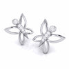 Jewelove™ Pendants & Earrings only Earrings Butterfly Platinum Diamond Pendant Set JL PT P BT 43-A