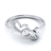 Jewelove™ Rings Butterfly Platinum Diamond Ring for Women JL PT LR 136