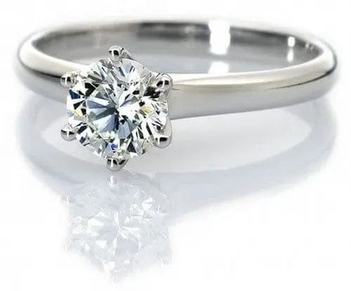 Classic 6 Prong 1 Carat Solitaire Ring SKU 0015