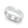 Jewelove™ Rings Classic Matte Finish Single Diamond Platinum Ring JL PT 679