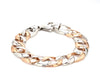 Jewelove™ Bangles & Bracelets Classic Platinum & Rose Gold Bracelet for Men JL PTB 751