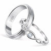 Jewelove™ Rings VVS GH / Both Classic Yet So Different Platinum Couple Rings JL PT 909