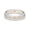 Jewelove™ Rings VVS GH / Men's Band only Classic Yet So Different Platinum Couple Rings JL PT 909