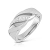Jewelove™ Rings Men's Band only / SI IJ Compliments of Love Designer Platinum Couple Rings with Diamonds JL PT 533