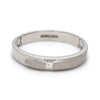 Jewelove™ Rings Men's Band only / G VS Conjoining Platinum Rings for Couples with Single Diamonds JL PT 599